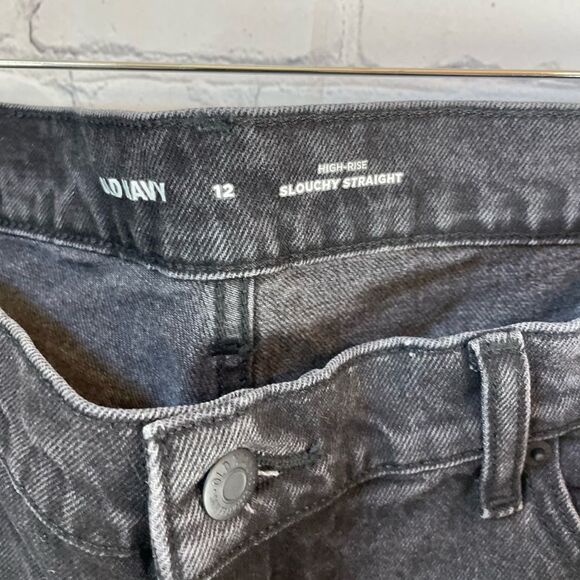 Old Navy High -Rise Slouchy Straight Size 12 NWT - Picture 7 of 10